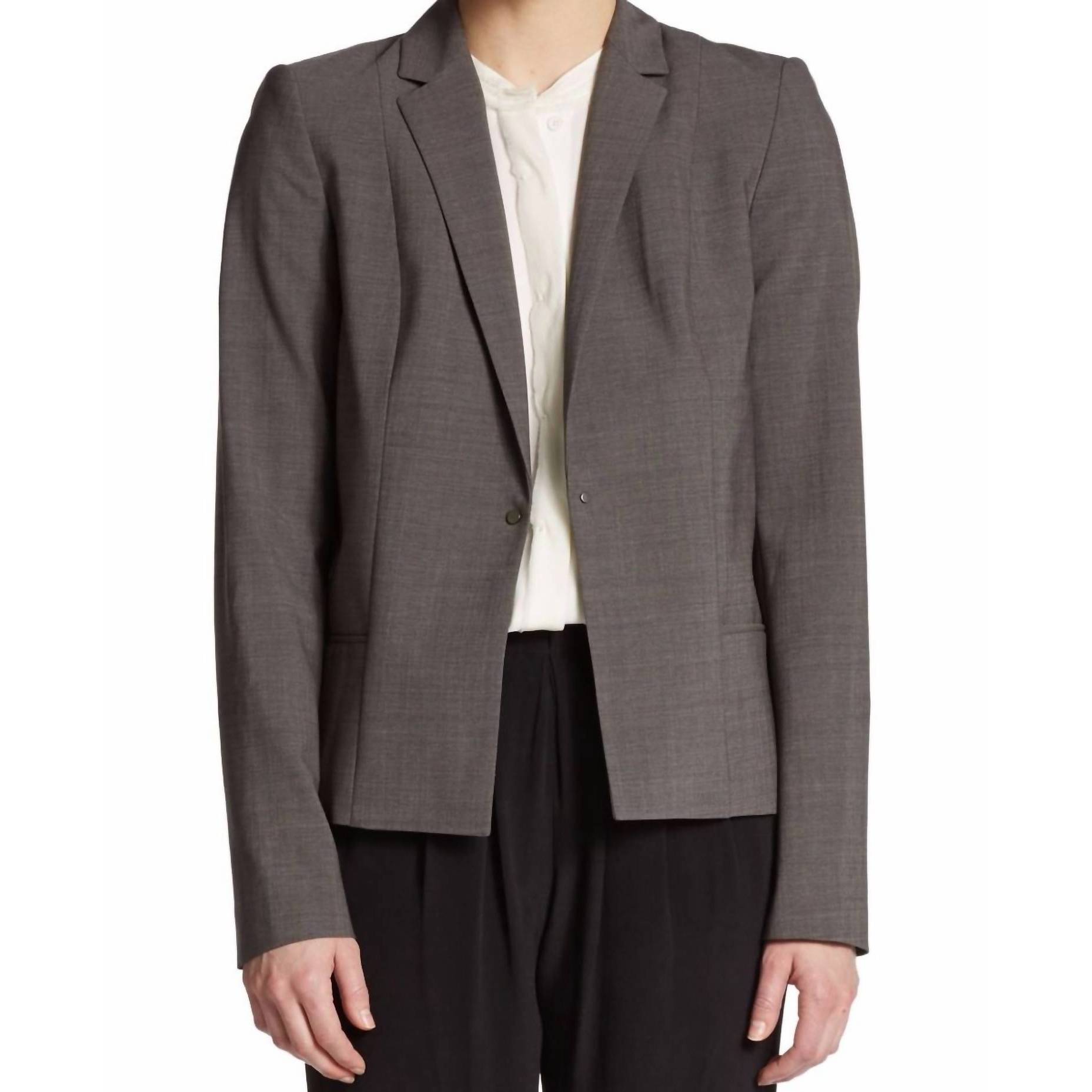 New Elie Tahari Women's Wendy Blazer In Gray